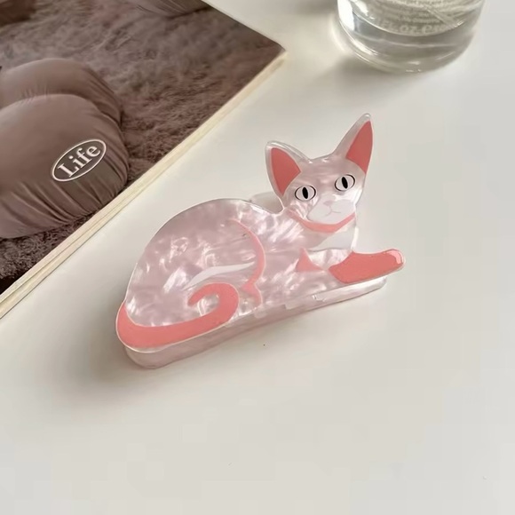 Cute Cat Kitten Hairpin for women hair clip - Picture 2 of 3